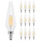 Luxrite HX10.5 LED Light Bulbs 4.5W 60W Equivalent 500LM 2700K Warm White Dimmable E12 Base, 12PK LR21670-12PK - alternate 1